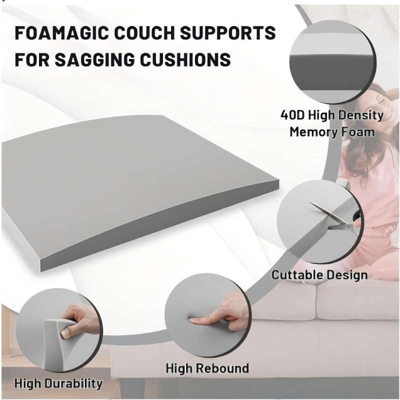 Soporte para Cojín de Sofá para Asiento Hundido