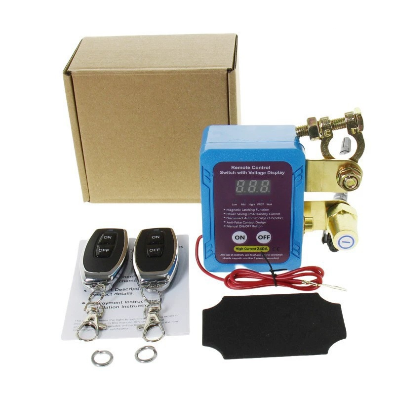 Interruptor de Desconexión de Batería para Auto con Control Remoto