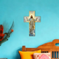 ✝️¡COMPRA 3 LLEVA 4!✨Decoración Retro de Cruz de Jesús para la Pared - Diseño Vintage en Madera con Simbolismo de Fe para un Hogar Espiritual🌟🕊️