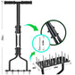 Herramienta aireadora de césped con púas