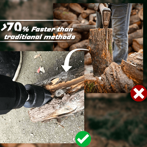 🔥Por tiempo limitado 50% de descuento🔥  Juego de brocas para leña