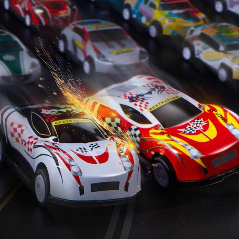 🎄 ¡PROMOCIÓN DE NAVIDAD 60% DE DESCUENTO! ✨ 48 Mini Coches de Juguete con Garaje Incorporado - Juego Interactivo con Efectos de Sonido y Pistas de Carreras para Niños 🚗