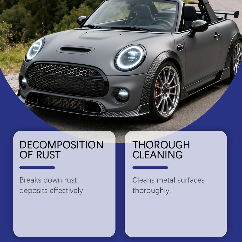 🚗💥 ¡50% DE DESCUENTO! Spray Quitarróxidos Todoterreno – Elimina Óxido Fácilmente en Parachoques, Escapes y Molduras | Compra Más y Ahorra Más
