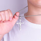 Collar con Dije de Cruz Unisex para Hombre y Mujer