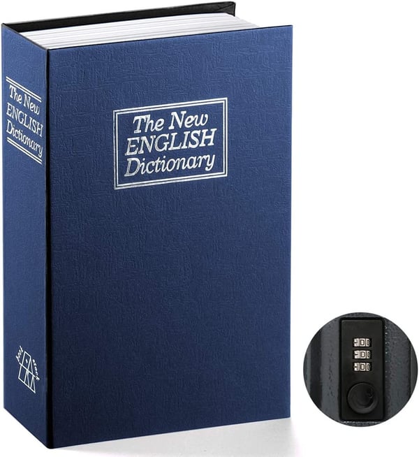 ⚡OFERTA RELÁMPAGO NEGRA💵Caja Fuerte Secreta Tipo Libro🔒🎁