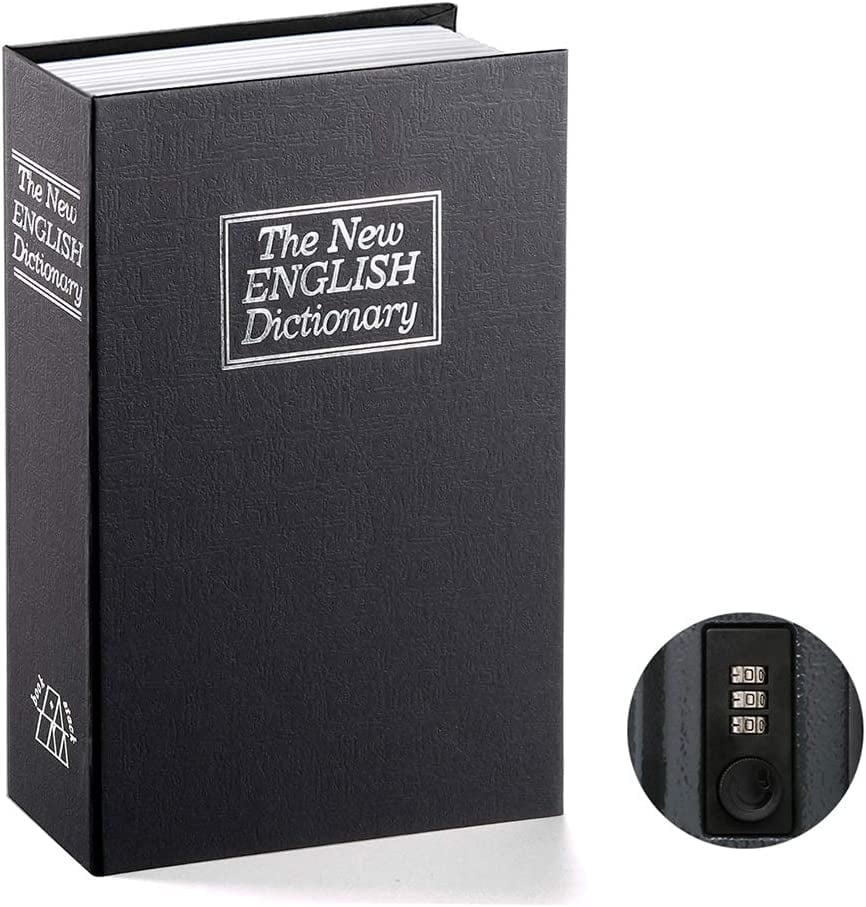 ⚡OFERTA RELÁMPAGO NEGRA💵Caja Fuerte Secreta Tipo Libro🔒🎁