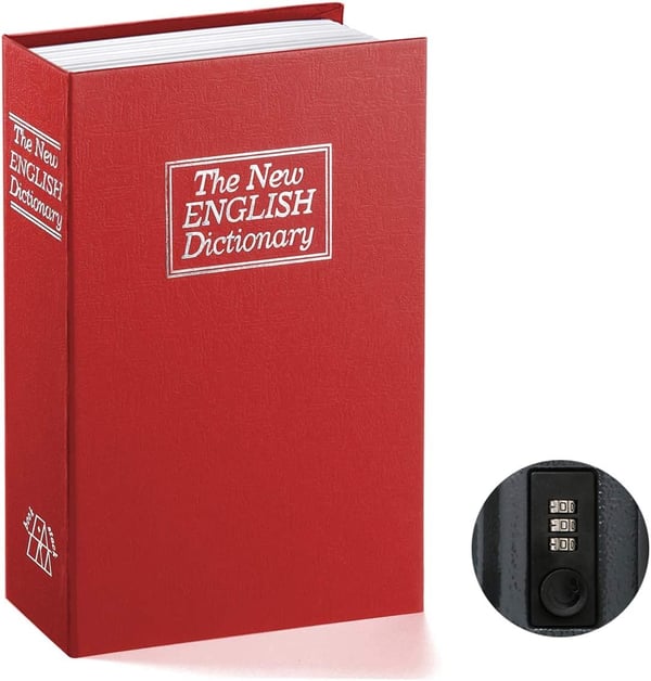 ⚡OFERTA RELÁMPAGO NEGRA💵Caja Fuerte Secreta Tipo Libro🔒🎁