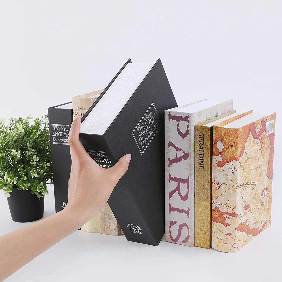 ⚡OFERTA RELÁMPAGO NEGRA💵Caja Fuerte Secreta Tipo Libro🔒🎁