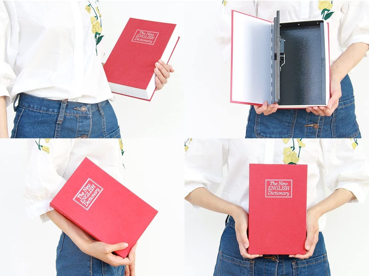 ⚡OFERTA RELÁMPAGO NEGRA💵Caja Fuerte Secreta Tipo Libro🔒🎁