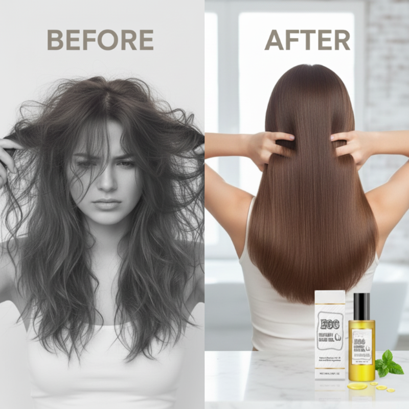 🔥 Aceite Reparador para Cabello con Proteína de Huevo Intensiva | Compra 2 Lleva 1 Gratis ✨