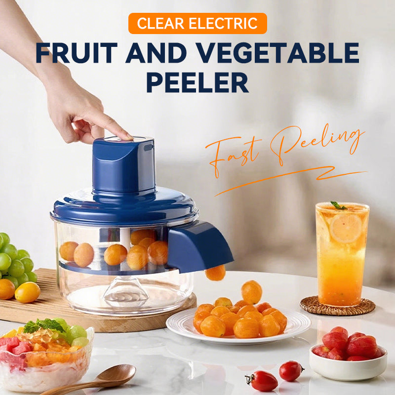⏳50 % de descuento por tiempo limitado⏰Pelador eléctrico transparente para frutas y verduras🍇🧄