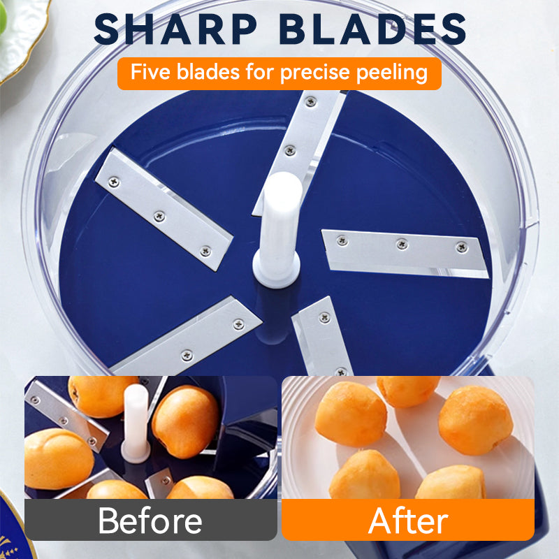 ⏳50 % de descuento por tiempo limitado⏰Pelador eléctrico transparente para frutas y verduras🍇🧄