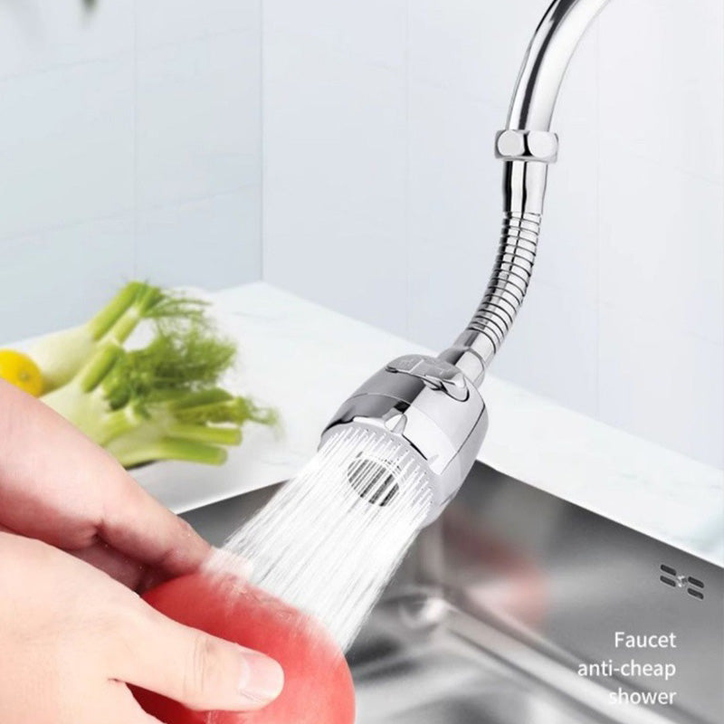 Aspersor de Presión Extendido Giratorio 360° para Grifo de Cocina