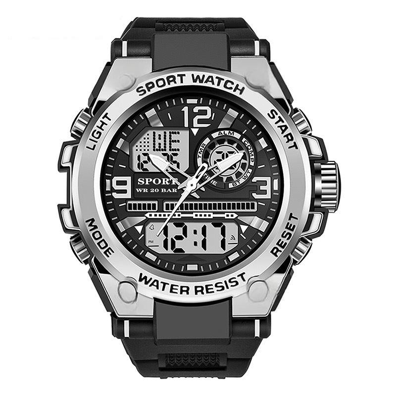 Reloj Deportivo para Hombre Resistente al Agua con Pantalla Luminosa