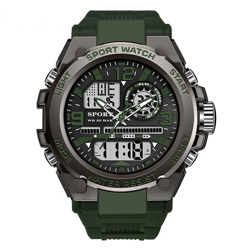 Reloj Deportivo para Hombre Resistente al Agua con Pantalla Luminosa