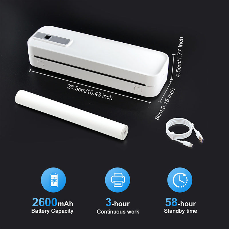 🔈🔈 ¡60 % de descuento!🔥 Impresora térmica Bluetooth portátil: ¡imprime en cualquier lugar! 🚀 ¡Envío gratuito!