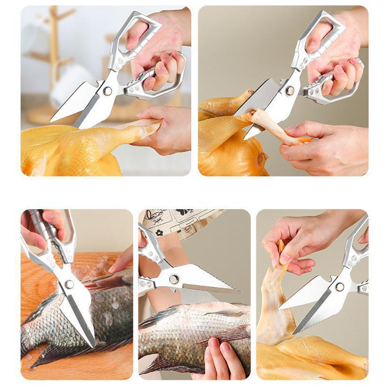 ¡Tijeras de Cocina Multifuncionales! ✂️🍴 ¡50% de descuento! 🕒 ¡Haz tu cocina más fácil y eficiente! 🎉