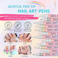 Set Profesional de 12 Lápices de Arte de Uñas