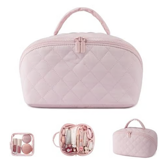 Neceser portátil de gran capacidad con asa