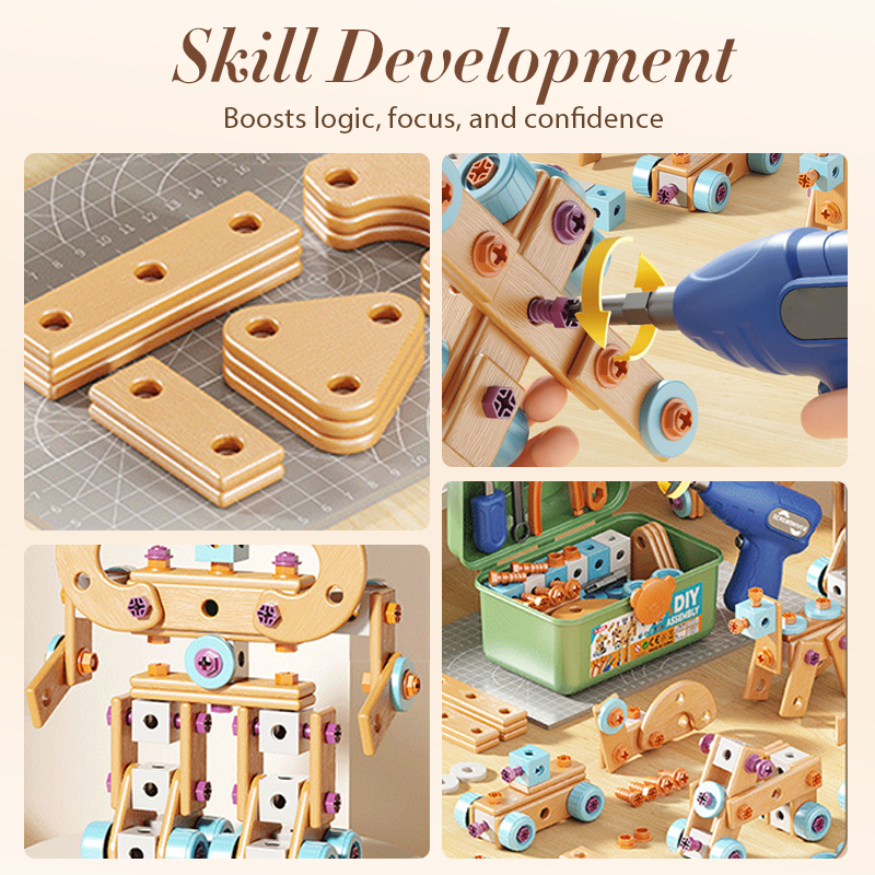 🎄🔧 Kit de herramientas DIY para pequeños ingenieros navideños: el regalo educativo de Papá Noel 🎁✨