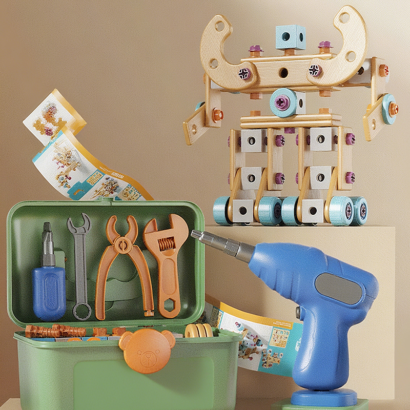 🎄🔧 Kit de herramientas DIY para pequeños ingenieros navideños: el regalo educativo de Papá Noel 🎁✨