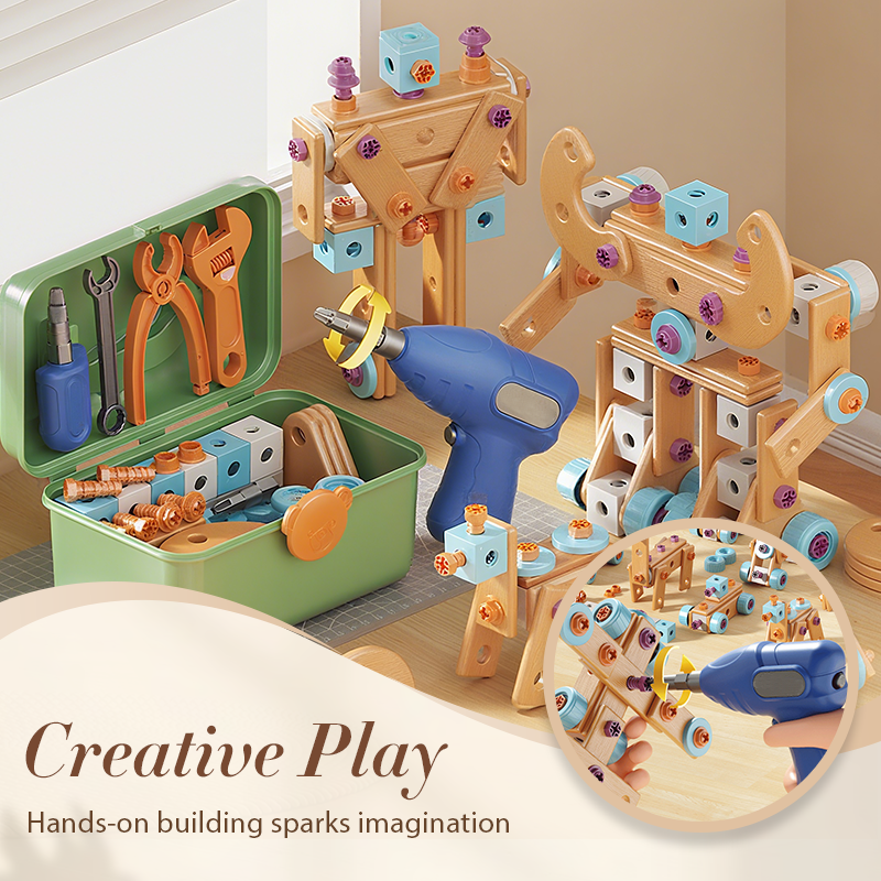 🎄🔧 Kit de herramientas DIY para pequeños ingenieros navideños: el regalo educativo de Papá Noel 🎁✨