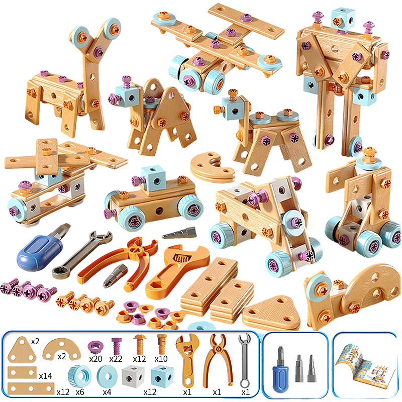 🎄🔧 Kit de herramientas DIY para pequeños ingenieros navideños: el regalo educativo de Papá Noel 🎁✨