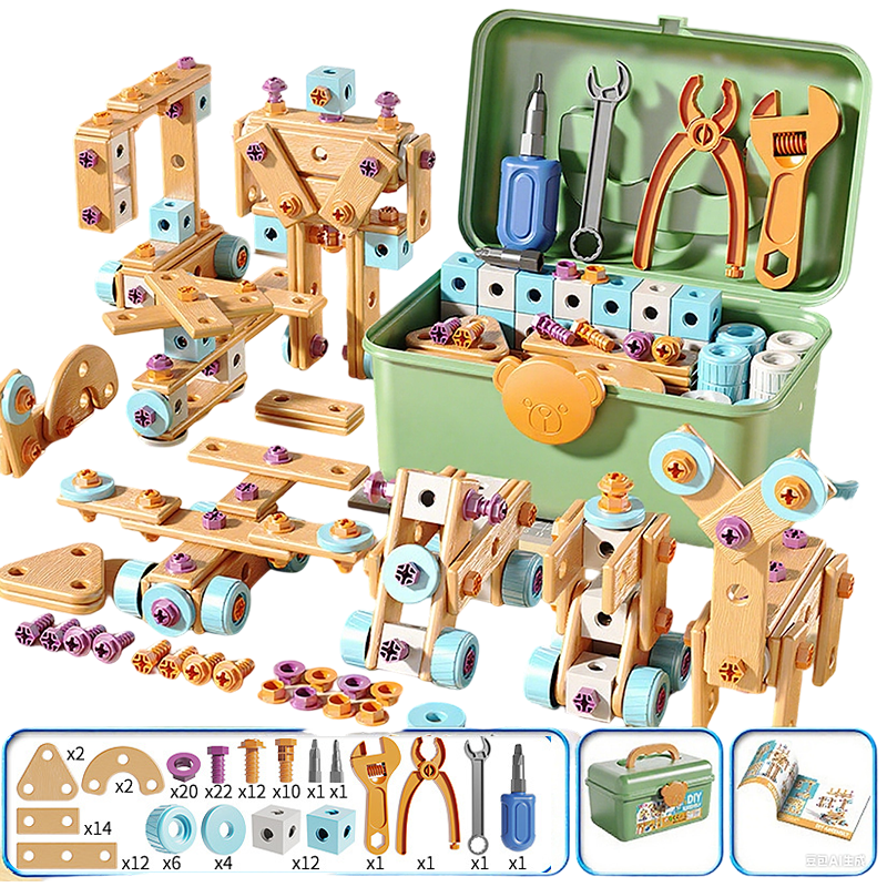 🎄🔧 Kit de herramientas DIY para pequeños ingenieros navideños: el regalo educativo de Papá Noel 🎁✨