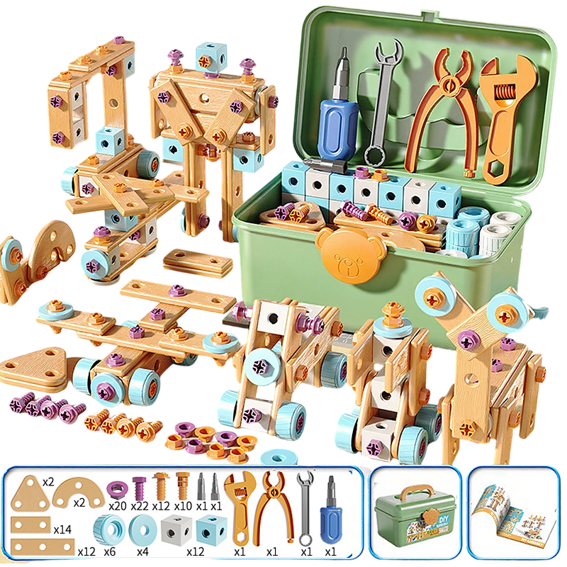 🎄🔧 Kit de herramientas DIY para pequeños ingenieros navideños: el regalo educativo de Papá Noel 🎁✨