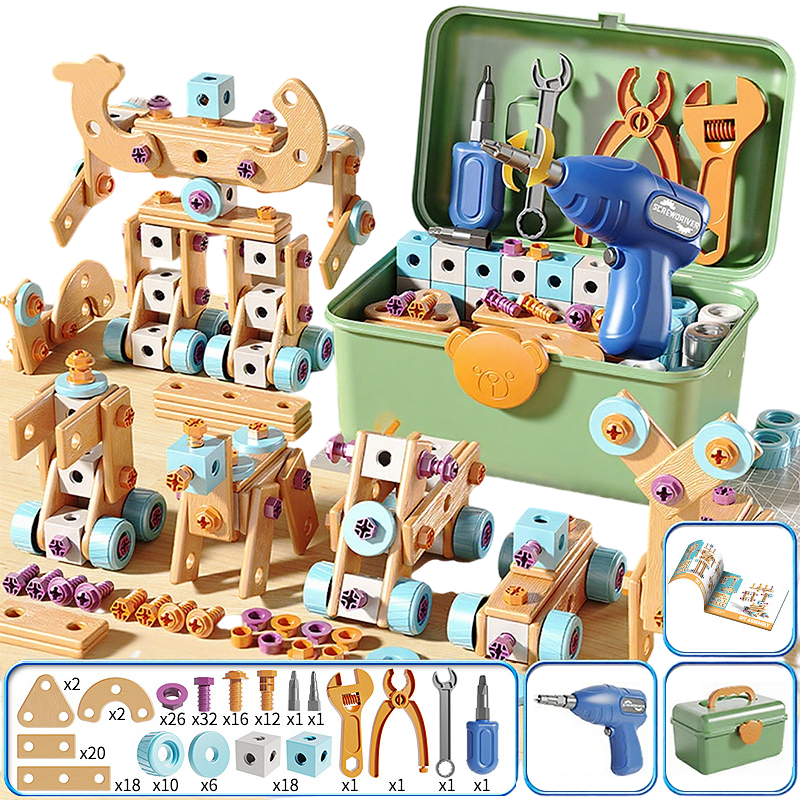 🎄🔧 Kit de herramientas DIY para pequeños ingenieros navideños: el regalo educativo de Papá Noel 🎁✨