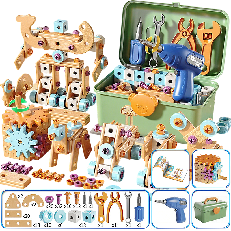 🎄🔧 Kit de herramientas DIY para pequeños ingenieros navideños: el regalo educativo de Papá Noel 🎁✨