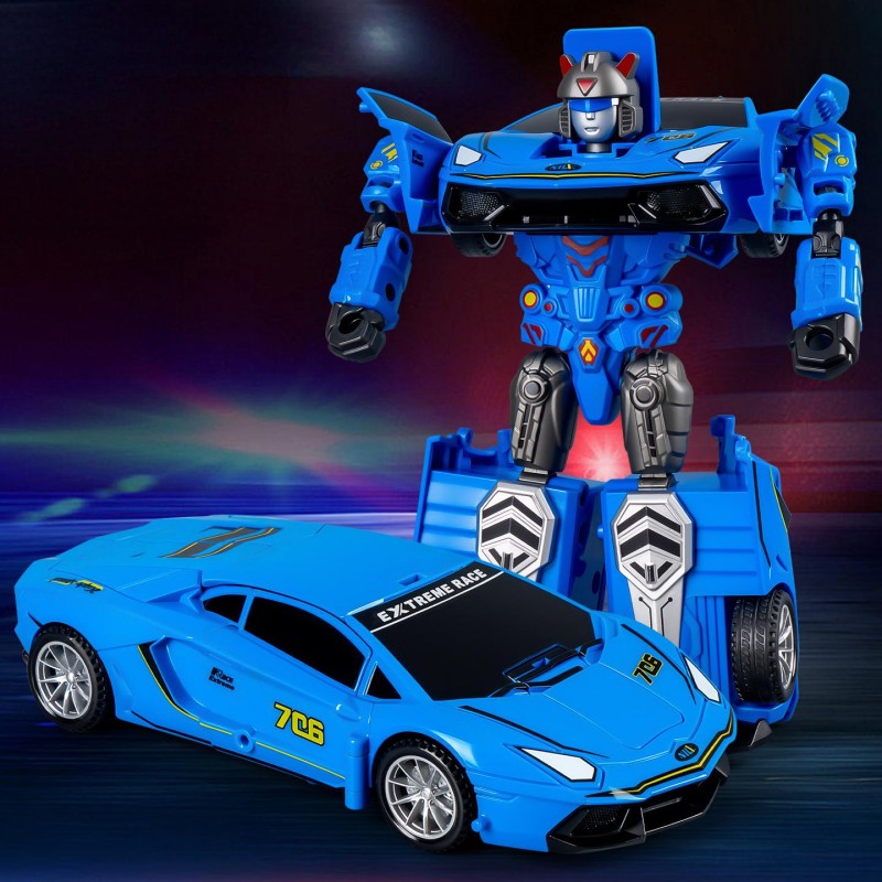 🔥🚗 ¡50% DCTO HOY! Carro de Juguete que se Transforma en Robot al Chocar – Súper Divertido y Favorito de los Niños 🤖✨