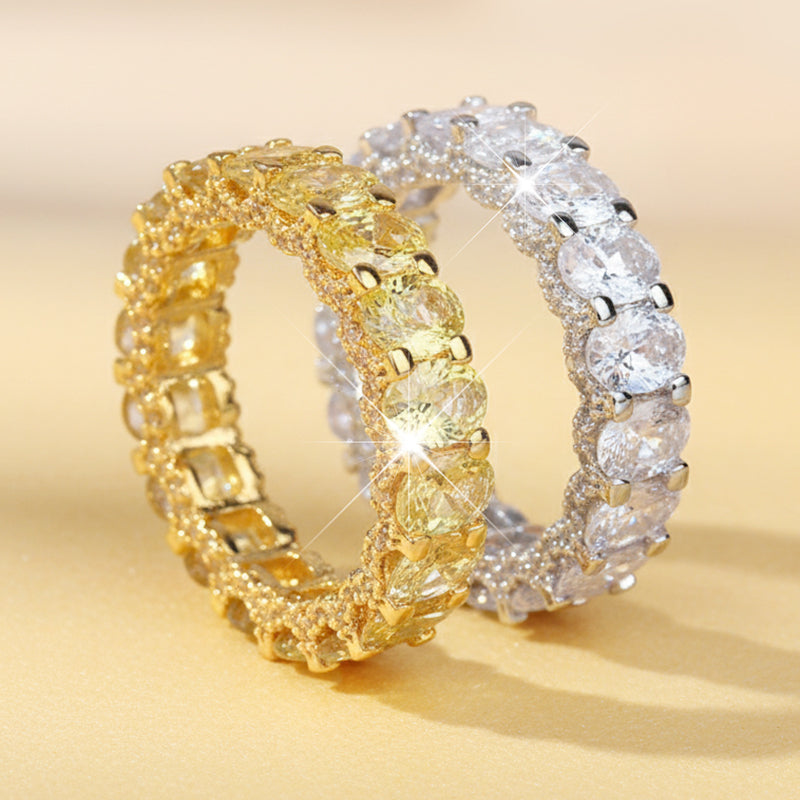 Anillo Churumbela de Zirconia Cúbica Brillante de Moda