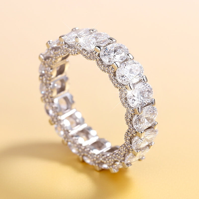 Anillo Churumbela de Zirconia Cúbica Brillante de Moda