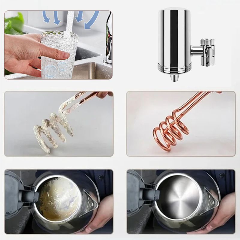 🚰 ¡49% DESCUENTO AHORA! 💧 Purificador de Agua para Grifo Mejorado – Bebida Directa, Purificación en 5 Etapas e Instalación Fácil ⚡