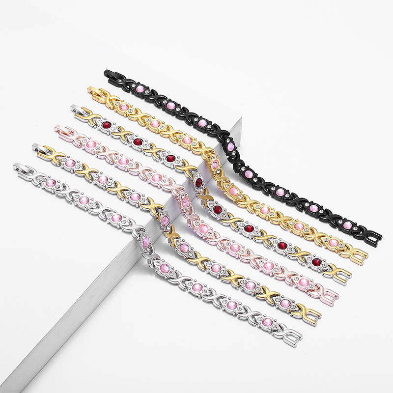 Pulsera Ajustable Elegante para Mujer con Pedrería