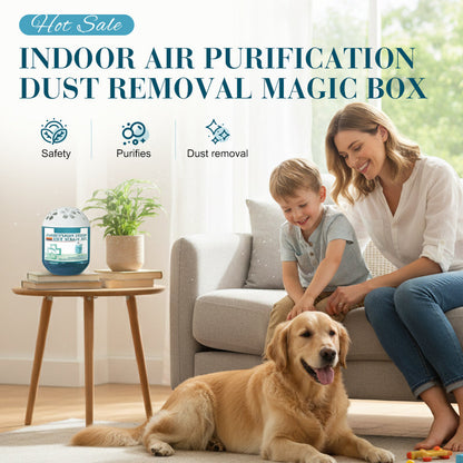 🔥 Nueva Colección 2026 - Preventa por Tiempo Limitado ⏰ Caja Mágica de Purificación de Aire y Eliminación de Polvo para Interiores 🏠🌿