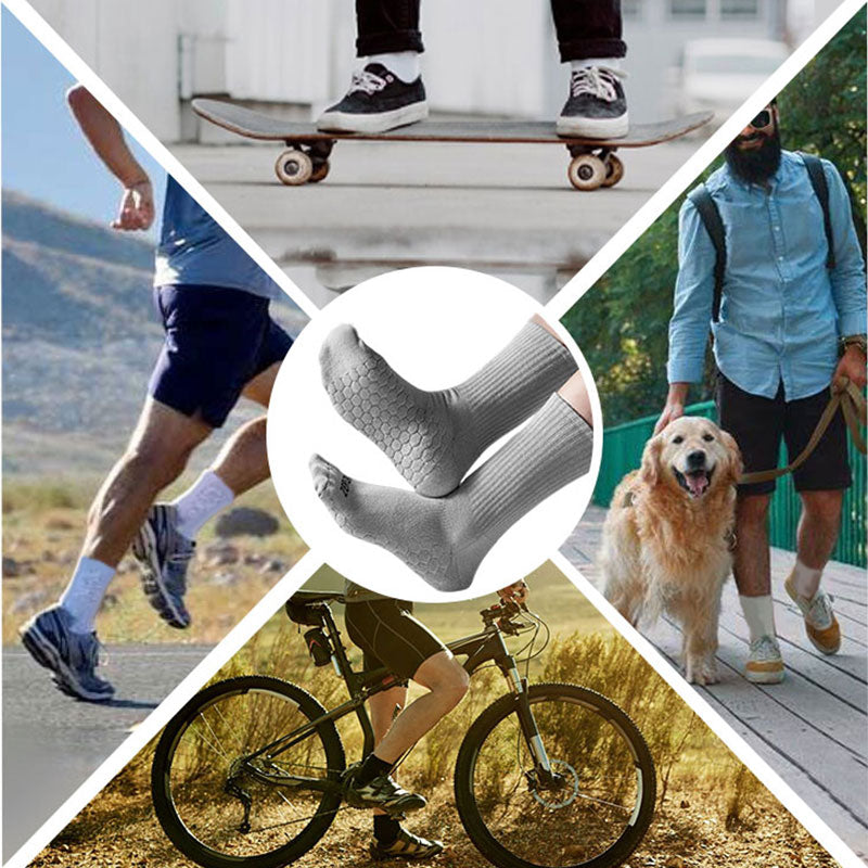 Calcetines Deportivos Antibacterianos de Algodón 100% para Hombres