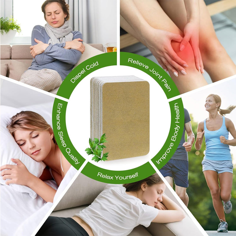 🔥 Parches de Jengibre para Alivio del Dolor – Calor Prolongado & Penetración Profunda | Alivia Dolor Muscular y Articular ✨