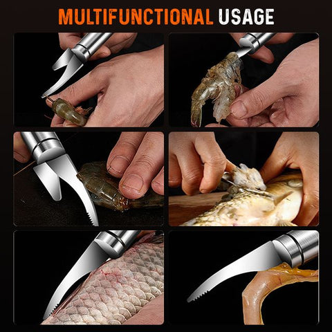 🔥 ¡50% DE DESCUENTO! 🔥 🦐 Pelador de Camarones Multiusos – Pela, Desvena y Limpia en Segundos | Rápido, Seguro y Sin Esfuerzo 🍤✨