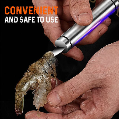 🔥 ¡50% DE DESCUENTO! 🔥 🦐 Pelador de Camarones Multiusos – Pela, Desvena y Limpia en Segundos | Rápido, Seguro y Sin Esfuerzo 🍤✨