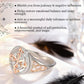 Anillo de Circonia con Nudo Celta Elegante Bicolor