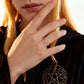 Anillo de Circonia con Nudo Celta Elegante Bicolor