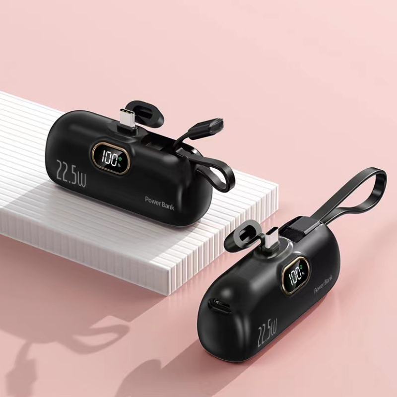 🔋💥 Mini Cargador Portátil Power Bank 5000mAh   Carga Rápida y Compacta para tu Teléfono en Cualquier Lugar ✨📱