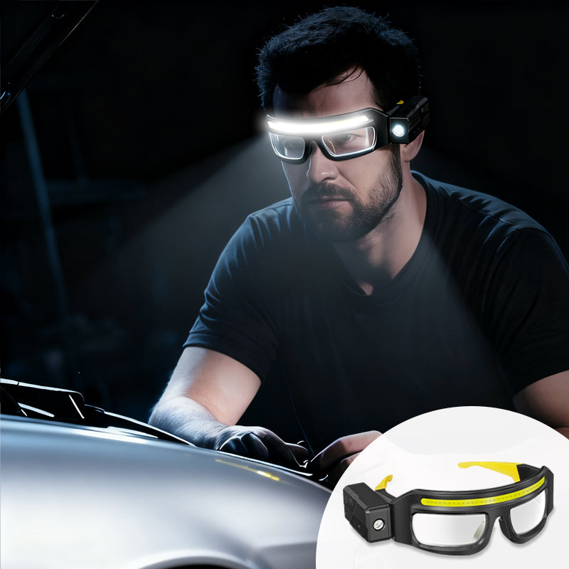Gafas LED manos libres para luces de trabajo