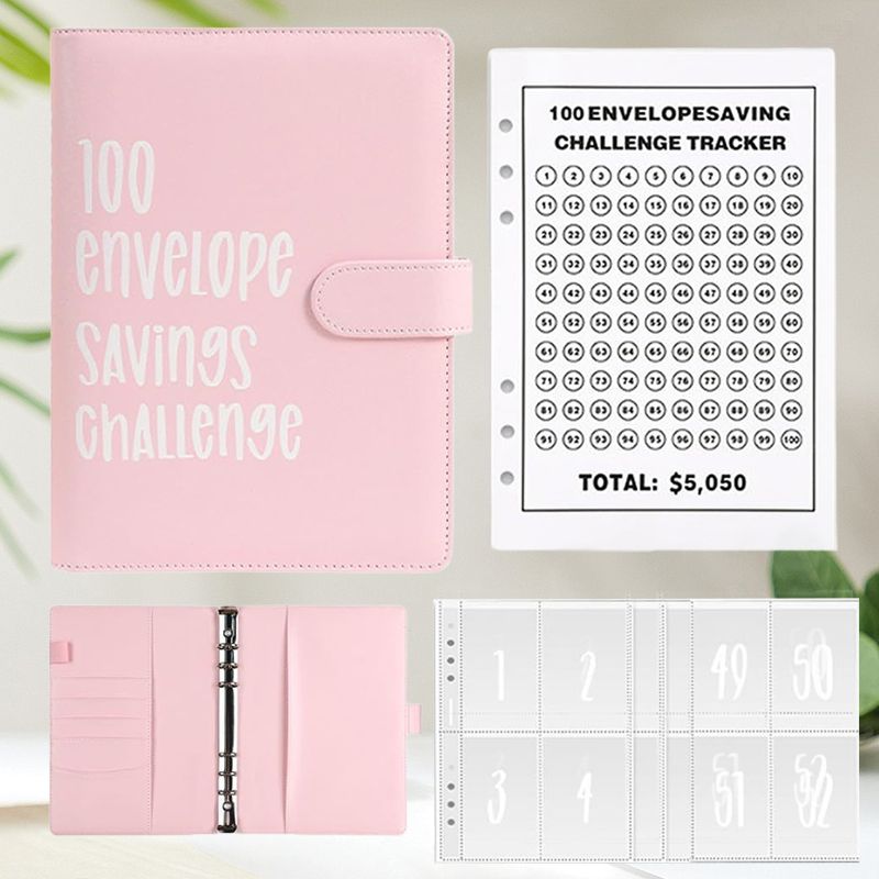 ⏰¡Últimas 4 Horas 50% DESCUENTO!🎁Libro del Desafío de Ahorro con 100 Sobres✉️💸