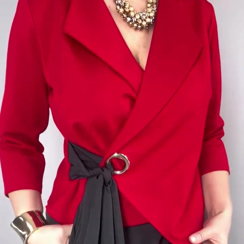 🔥 ¡50% DE DESCUENTO! 🔥 Conjunto de 2 Piezas para Mujer: Top Elegante y Falda Lisa ✨💃 Estilo Sofisticado y Cómodo • Perfecto para Salidas, Fiestas y Eventos Especiales 💖🎉
