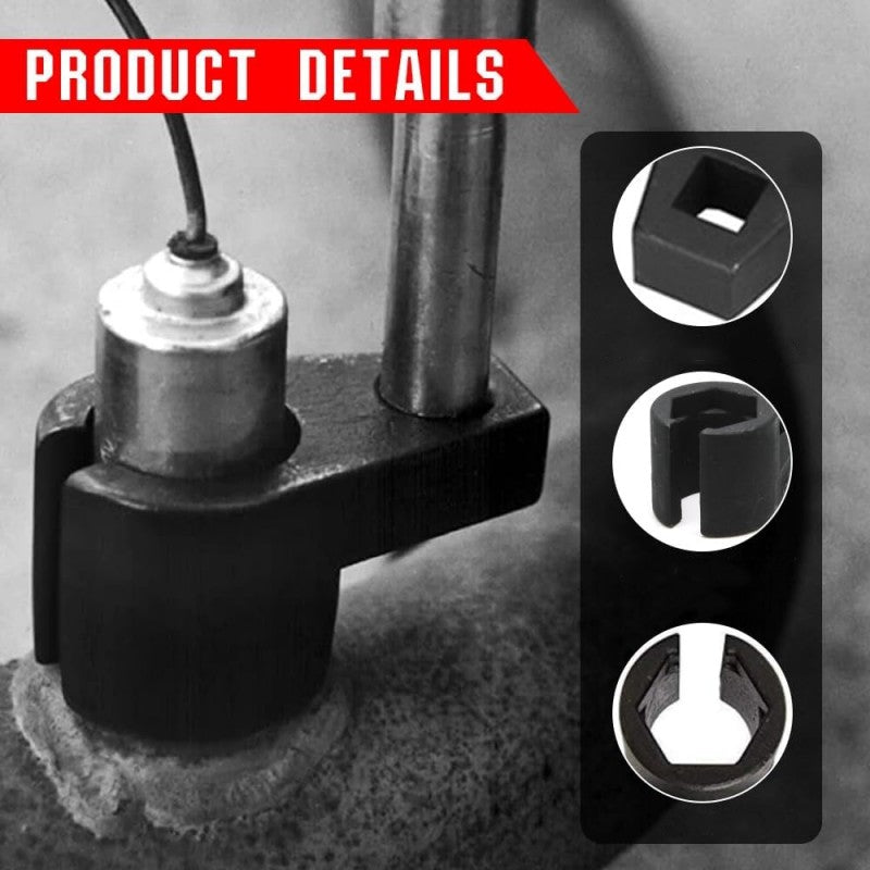 🔧 Juego de 5 Piezas: Llave de Desviación para Sonda de Oxígeno Automotriz y Correhilo