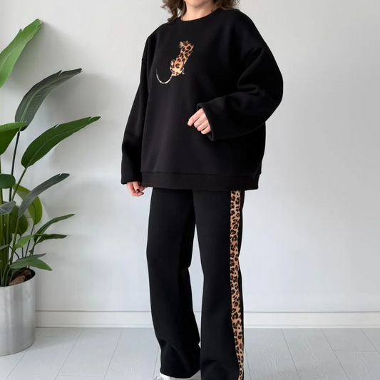 Conjunto de 2 piezas de moda informal para mujer