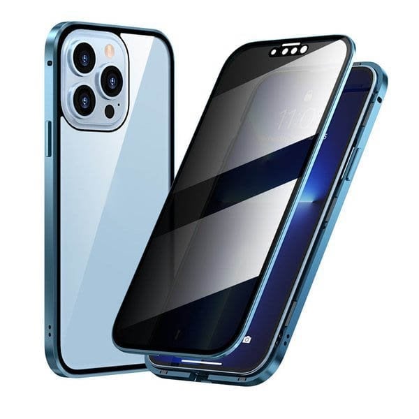 iPhone Case King Prove Funda protectora de metal de doble cara de vidrio